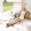 Canapé modulaire modulaire en L avec design ergonomique, tissu chenille, coussin, chameau pour les coins lecture et les chambres à coucher de couleur