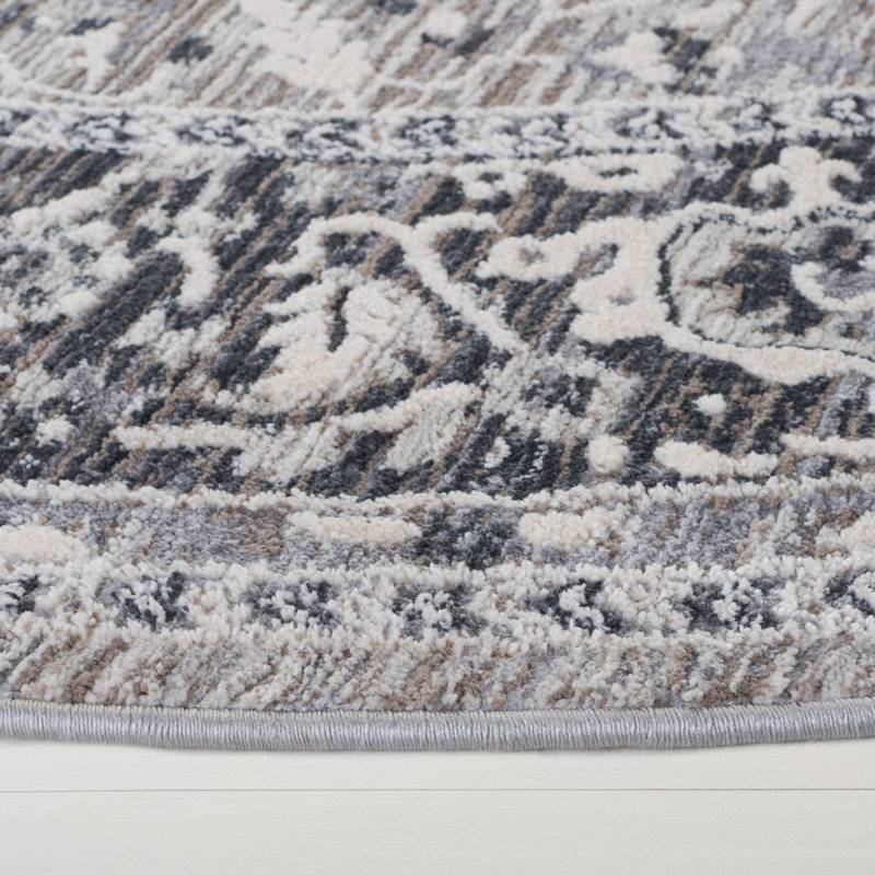Clover Oriental Area Rug, Round 6'7"