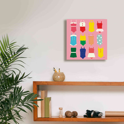 «Bathing Suits Galore» par Ann Kelle Designs, art mural sur toile