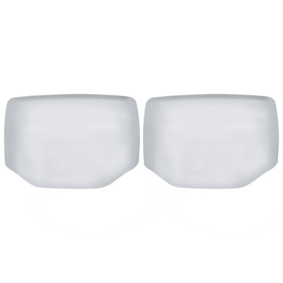 Compatible With Kenworth T680 & Peterbilt 579/587 Chrome Hood Mirror Covers 2Pcs