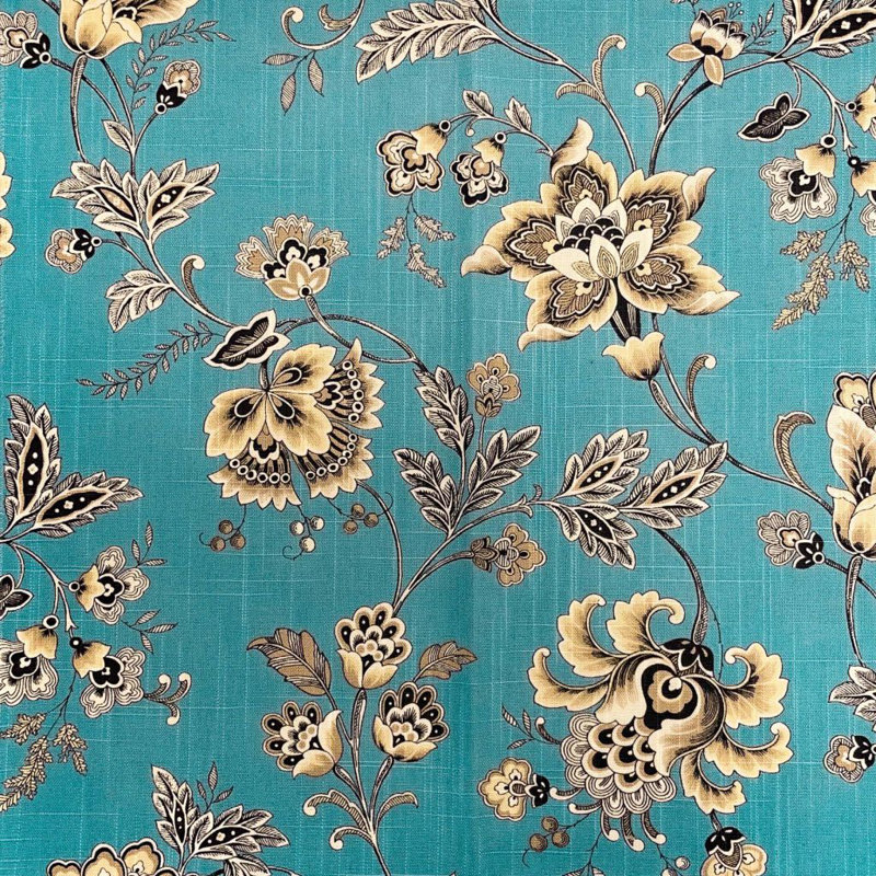 Suite Wightwick Manor Fabric, Blue Heaven Blue