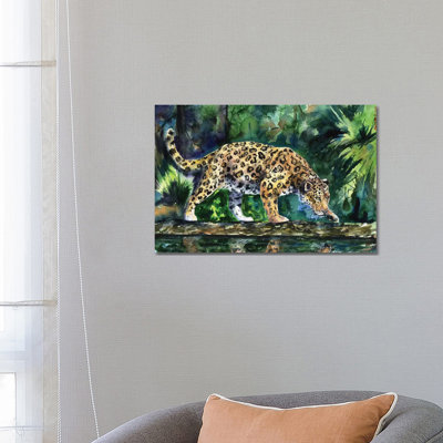 Leopard by George Dyachenko - Wrapped Canvas Painting