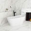 Baignoire de trempage autoportante en acrylique blanc lustré 59 po x 28 po
