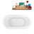 59.1'' x 28.3'' Freestanding Soaking Acrylic Bathtub-245877774-245877779