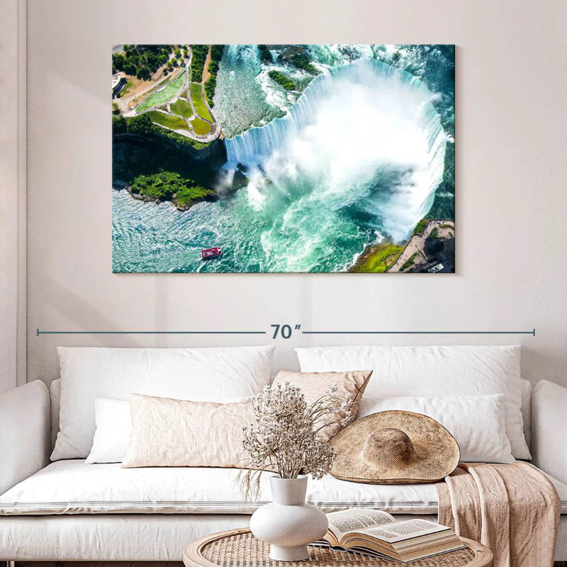Alvord Niagara Falls d'en haut, H 32 po x l 48 po