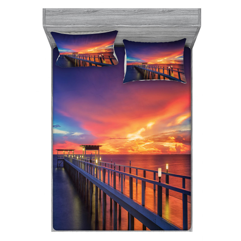 Microfiber Sheet Set, Full Sheet Set with Fitted Sheet