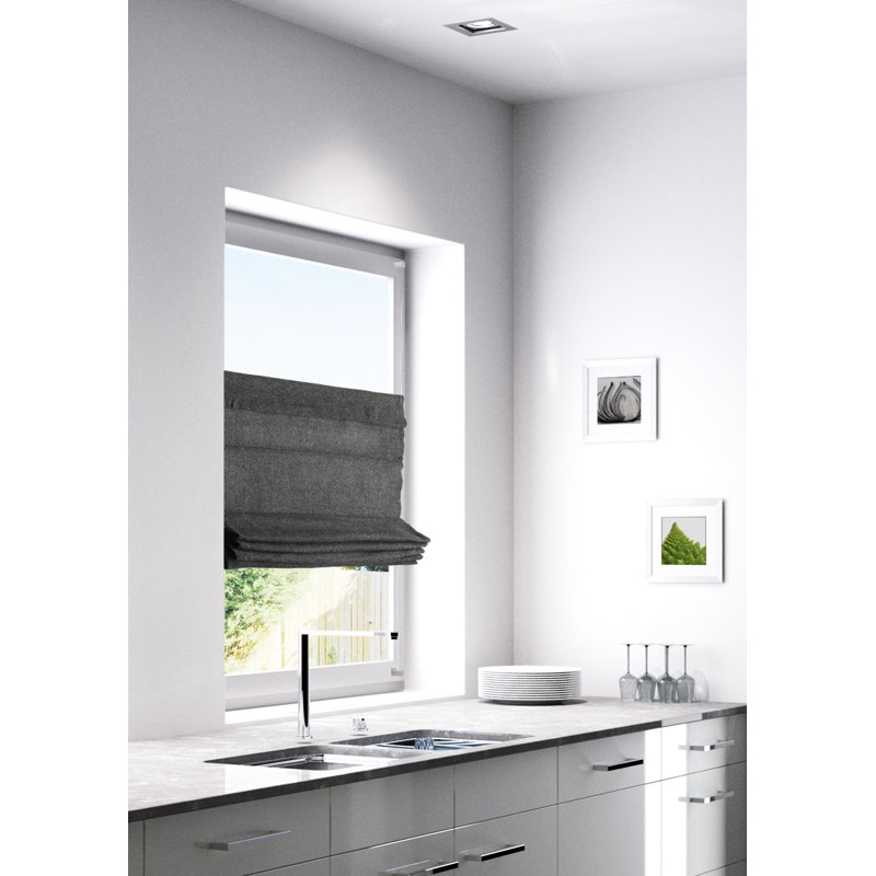 FV-System Room Darkening Roman Blind, 130 cm H x 100 cm W