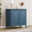 Armoire de rangement sans poignée avec porte magnétique