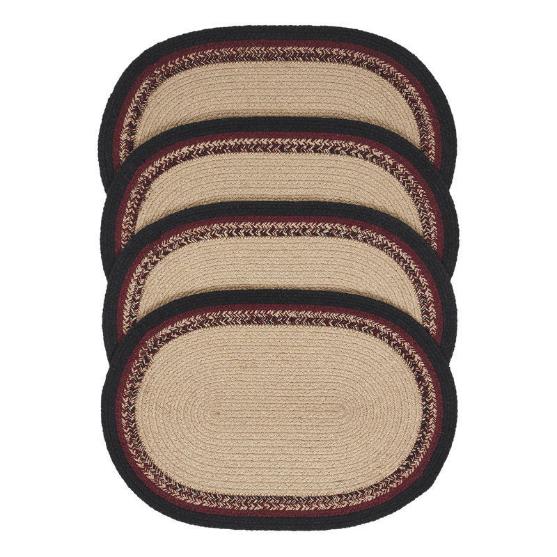 Connell Geometric Oval Placemat, 13" x 19"