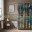 Rideau de douche Gleeful City - Premium-1041505541