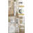 Tall Narrow Bathroom Cabinet With X-Frame Metal Design, Toilet Paper Holder, Magnetic Door, Drawer For Small Spaces - Pearl White