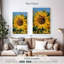 Harnek, tournesols, papillons, saison estivale-108230676
