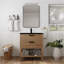 Contreplaqué de meuble-lavabo 30 po avec 2 tiroirs (LPB01030IMO-BL9075BK)