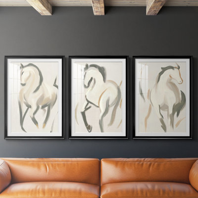 ANIMALS Series CCCLXX  -Custom Framed  Premium Print W Matt - 3 Pieces