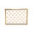 Cerah 47.2'' Glass Top Console Table