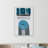 'Blue Target' Framed Acrylic Painting Print on Canvas-24626546