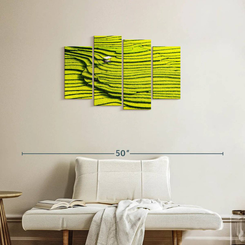 Terrasses de riz asiatique Alvord, H 22 po x l 36 po