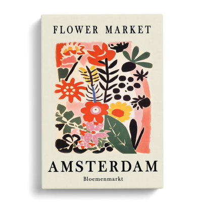 XMKTMKT-61 Amsterdam Flower Market Exhibition No.4 - Wrapped Canvas Print