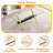 71'' Glass Dining Table,Rectangular Kitchen & Dining Table-1580874592