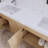 Mapleview 83.46 " W Wall Mounted 2 Double Vanity Bathroom Vanity With Acrylic Top-1921882296