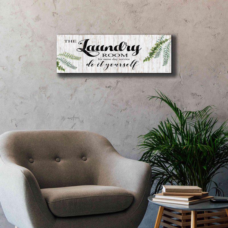 Farmingville The Laundry Room par Cindy Jacobs, H 12 po x l 36 po x P 1,5 po