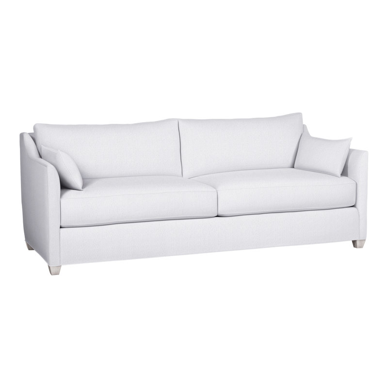 Canapé-lit Newlin, 100% polyester Navada neige, Gris colombe