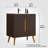 Motohisa Striped Single Bathroom Vanity with Ceramic Top, Modern Wood Vanity with 2-Door Storage for Master Bathroom, Apartment & Hotel Style-924117925-913401722-913401717