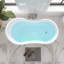 Baignoire de trempage autoportante en acrylique 54 po. X 28 po.-89293979