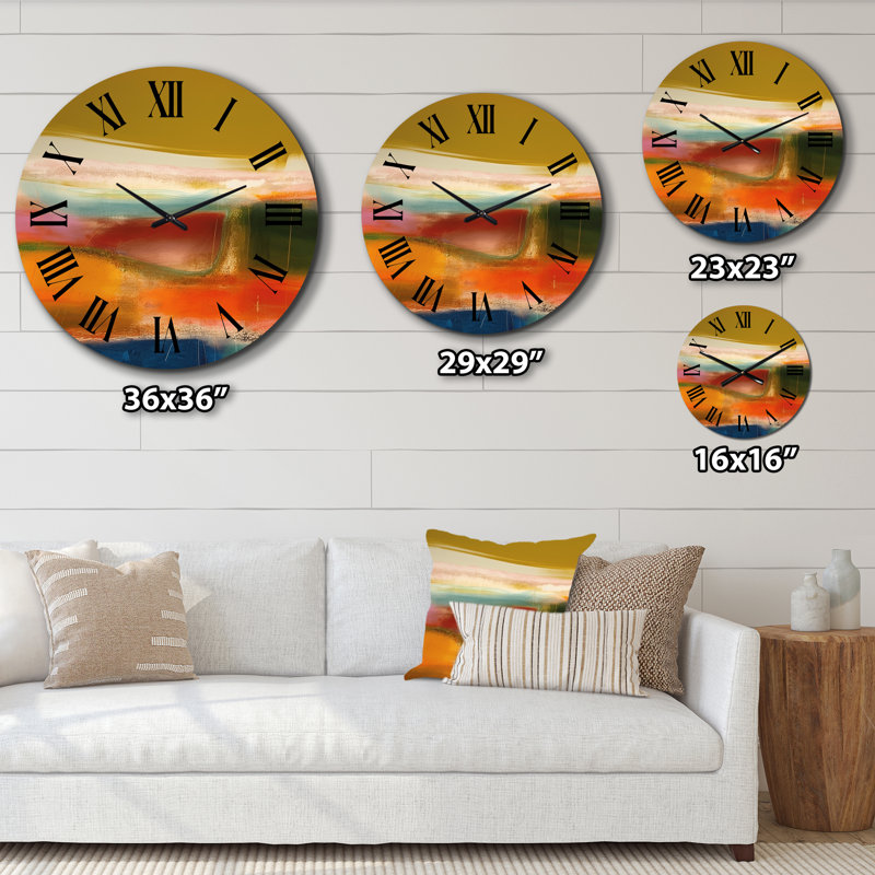 Metal Wall Clock, Medium