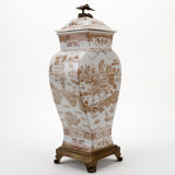 Hand Painted Decorative Porcelain Jar