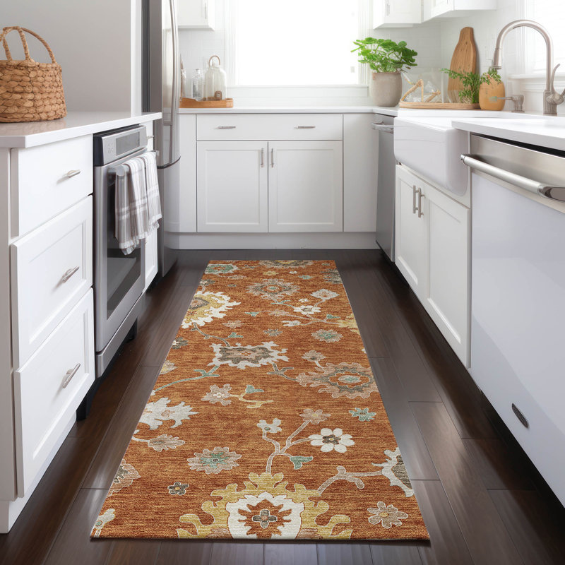  Malchow Non-Slip Indoor Outdoor Door Mat, Runner 2'3" x 7'6"