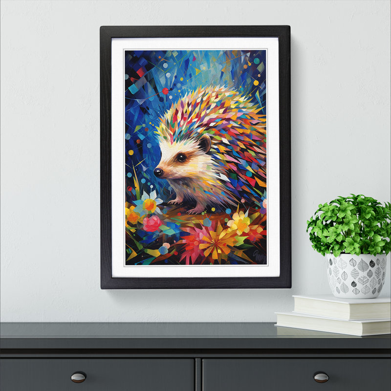 Hedgehog Abstract No.2 - Framed Print