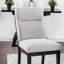 Chaise d'appoint rembourrée en lin Eshelman