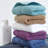 100% Cotton Thickened Towel for Adults, 120g, Long Staple Cotton, Hotel Quality, Soft & Absorbent, Rhombus Pattern, green-1618534664