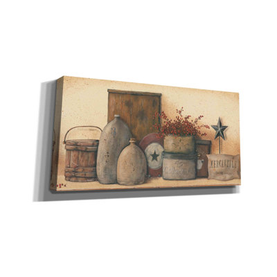 «Antique Treasures I» par Pam Britton, art mural sur toile