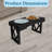 PETMAKER Adjustable Raised Dog Bowl Stand, Black-75376401