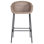 Tabouret de bar d'extérieur en osier de métal