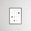 «Beer Beverage Guide», tableau noir minimaliste blanc moderne - impression-59974635-59974636