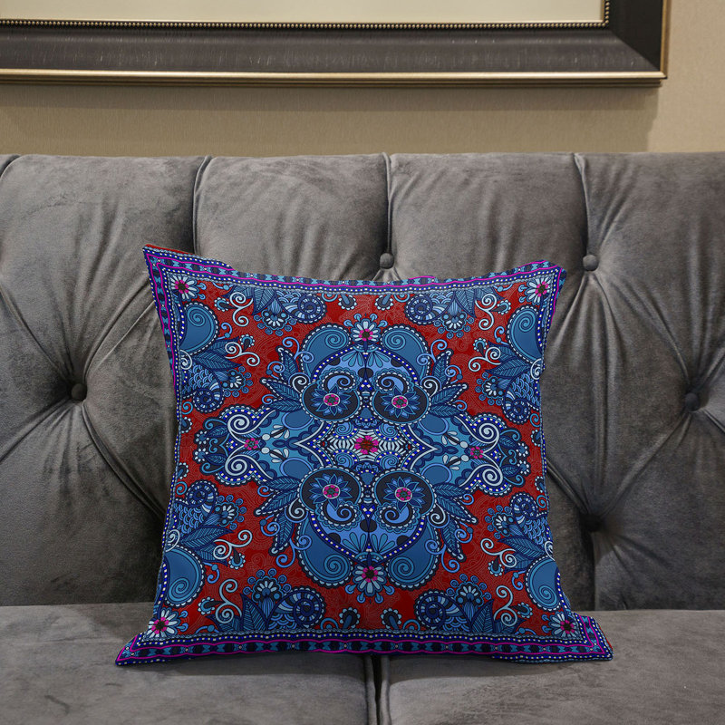Housse et insert de coussin décoratif en polyester, 18 po x 18 po