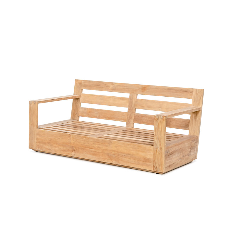 Caldas Outdoor 2 - Seat Loveseat, Natural