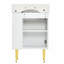 Meuble-lavabo 21,6 po, armoire combinée, meuble de rangement pour salle de bain, lavabo simple en céramique, rangement-112897643