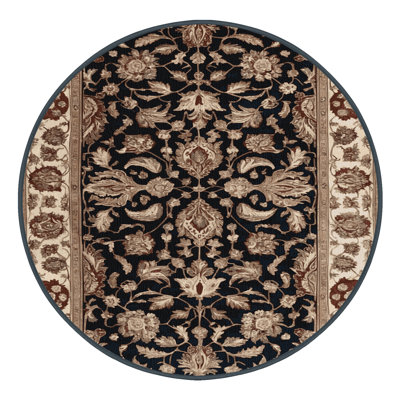 Tapis brun turc lavable à la machine