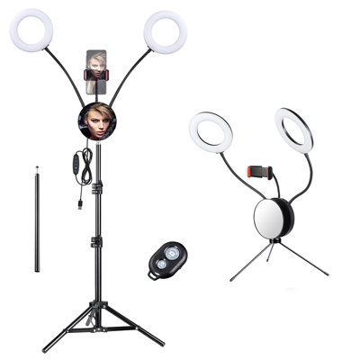 Ensemble de lampe trépied 72,81 "noir