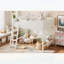 Lit mezzanine en bois massif pleine grandeur avec garde-corps pleine longueur, échelles et vaste espace sous le lit, beige-1324435122-1324435127