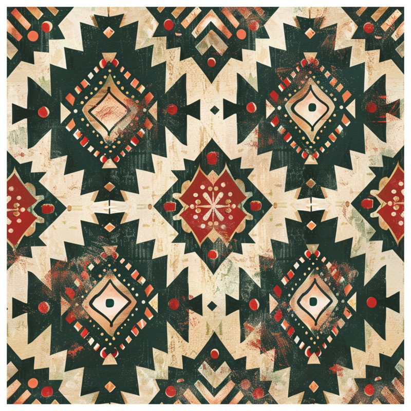 Tapis de bain Southwestern, L 34 po x L 21 po