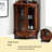 19.69"Vintage Solid Wood Triangular Corner Cabinet-667697164