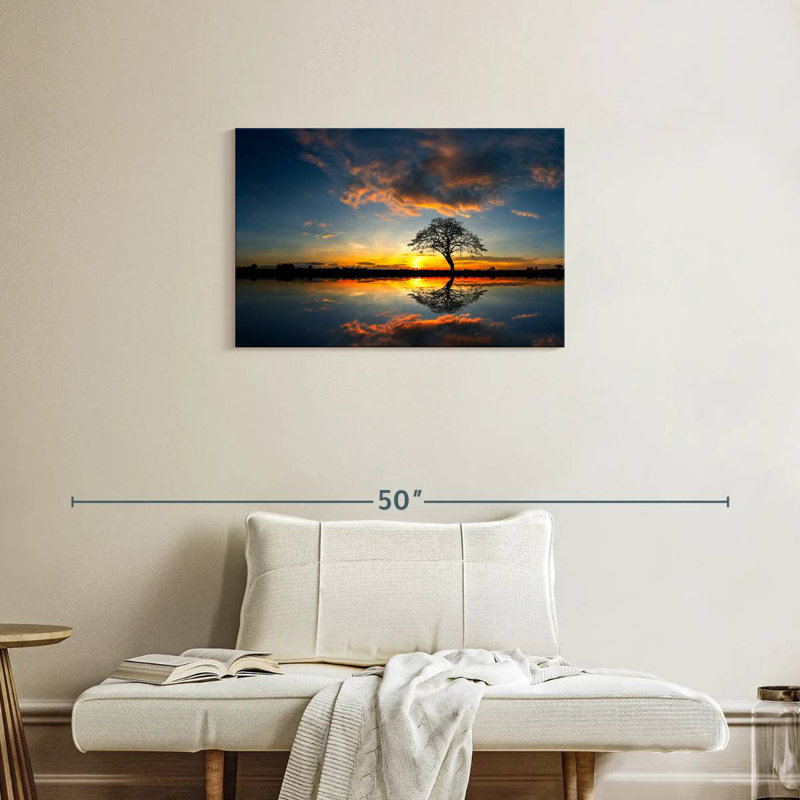 Alvord, coucher de soleil africain, H 20 po x l 30 po