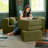 Shontae Zipline Convertible Compression Sleeper Loveseat, Ottomans & Pillows, Textured Microvelvet-24779928