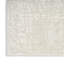 Home Texture Power Loom Polyester Abstract Area Rug in Gray/Ivory