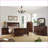 Contemporary Cherry Finish Nightstand with Drawer Storage